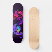 Rainbow Dragon Tattoo Persoonlijk Skateboard (Voorkant)