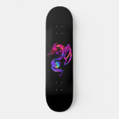 Rainbow Dragon Tribal Tattoo Persoonlijk Skateboard (Voorkant)