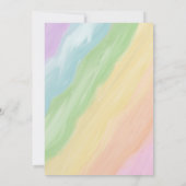 Rainbow Dragon Uitnodiging (Achterkant)