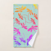 Rainbow Dragonflies Bad Handdoek (Handdoek)