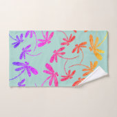 Rainbow Dragonflies Bad Handdoek (Handdoek)