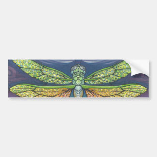 Rainbow Dragonfly Bumpersticker Kleurrijk decal