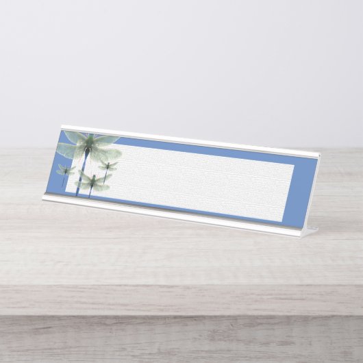 Rainbow Dragonfly Bureau Naambordje (Voorkant)