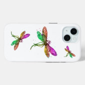 Rainbow Dragonfly iPhone Case (Achterkant (horizontaal))