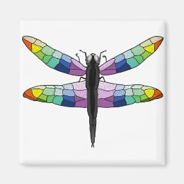 Rainbow Dragonfly magneet