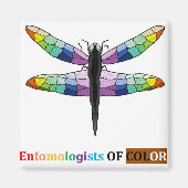 Rainbow Dragonfly magneet (Voorkant)