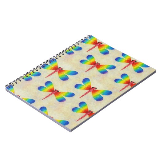 Rainbow Dragonfly Notitieboek (Linkerzijde)