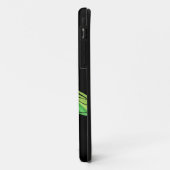 Rainbow Dragonfly op Black Hoesje-Mate iPhone Case (Achterkant/links)