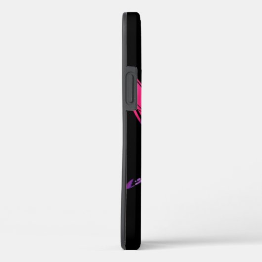 Rainbow Dragonfly op Black Hoesje-Mate iPhone Case (Achterkant / Rechts)