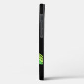 Rainbow Dragonfly op Black Hoesje-Mate iPhone Case (Achterkant / Links)