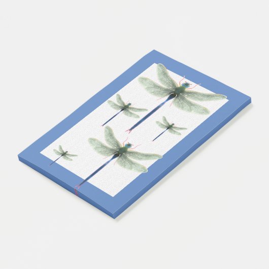 Rainbow Dragonfly Post-it® Notes (Schuin)