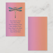 Rainbow Dragonfly Visitekaartje (Voorkant / Achterkant)