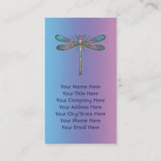 Rainbow Dragonfly Visitekaartje
