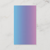 Rainbow Dragonfly Visitekaartje (Achterkant)