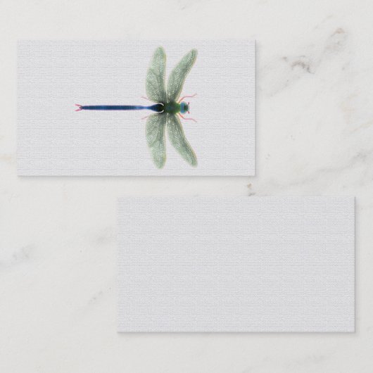 Rainbow Dragonfly Visitekaartjes (Voorkant / Achterkant)