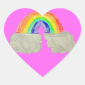Rainbow Drawing Sticker (Voorkant)