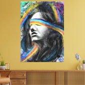 Rainbow Dream Canvas Print - schilderen (Insitu (Woonkamer))