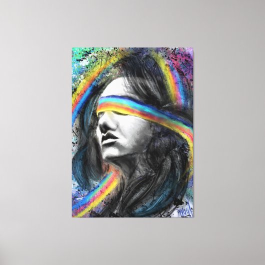 Rainbow Dream Canvas Print - schilderen (Voorkant)
