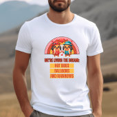 Rainbow Dream: Schattige Hot Dog-personages T-shirt