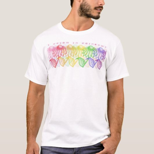Rainbow Dreams - AIDS bestrijden T-shirt (Voorkant)
