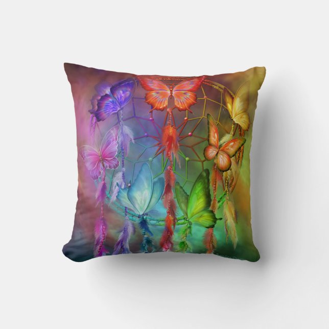 Rainbow Dreams Art Designer Pillow Kussen (Voorkant)