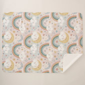 Rainbow Dreams Blanket Sherpa Gift for Children Sherpa Deken (Voorkant (horizontaal))
