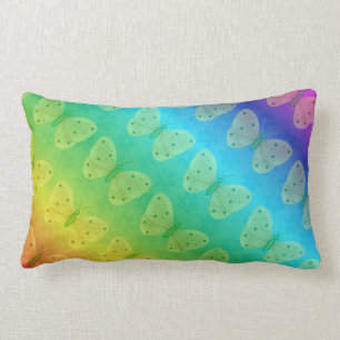 Rainbow Dreams Butterfly Daisy Kussen
