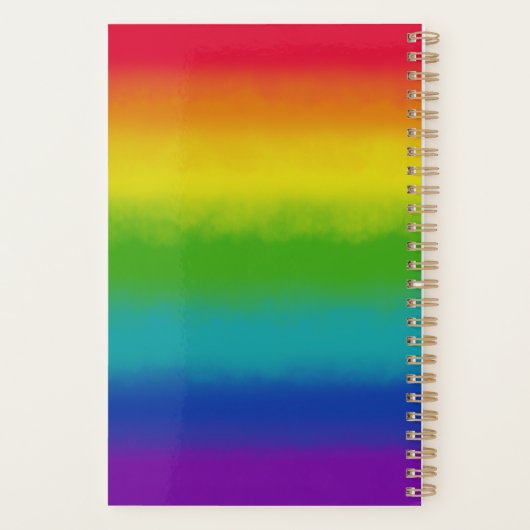 Rainbow Dreams into Plans Personal Planner (Achterkant)