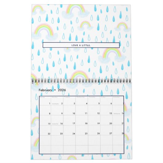 Rainbow Dreams Kalender (Feb 2026)