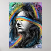 Rainbow Dreams Lady Poster (Voorkant)