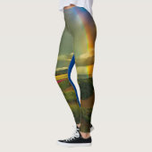 Rainbow Dreams: Levendige Leggings voor elke train (Links)