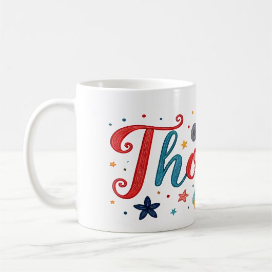 Rainbow Dreams Thomas 1 Koffiemok (Links)