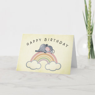 Rainbow Dreams Verjaardag Kaart