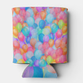 Rainbow Dreams: Waterverf ballonkunst Blikjeskoeler (Achterkant)