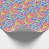 Rainbow Dreams: Waterverf ballonkunst Cadeaupapier (Hoek)