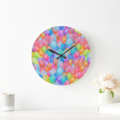 Rainbow Dreams: Waterverf ballonkunst Grote Klok (Huis)