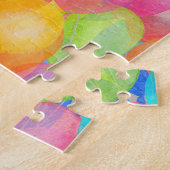 Rainbow Dreams: Waterverf ballonkunst Legpuzzel (Zijkant)