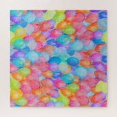 Rainbow Dreams: Waterverf ballonkunst Legpuzzel (Horizontaal)