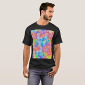 Rainbow Dreams: Waterverf ballonkunst T-shirt (Voorkant volledig)