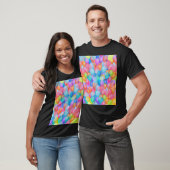 Rainbow Dreams: Waterverf ballonkunst T-shirt (Unisex)