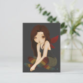 Rainbow Drear- sad fairy Briefkaart (Staand voorkant)