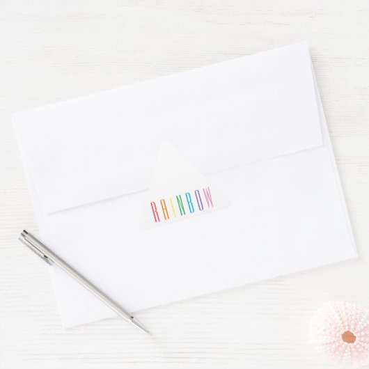 RAINBOW Driehoek Stickers (Envelop)
