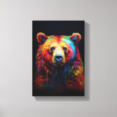 Rainbow Drip Beer Canvas Afdruk (Voorkant)