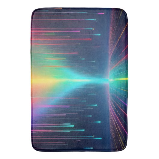 Rainbow Drip Trip Badmat (Voorkant Verticaal)