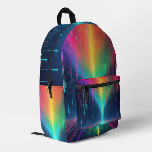 Rainbow Drip Trip Bedrukte Rugzak