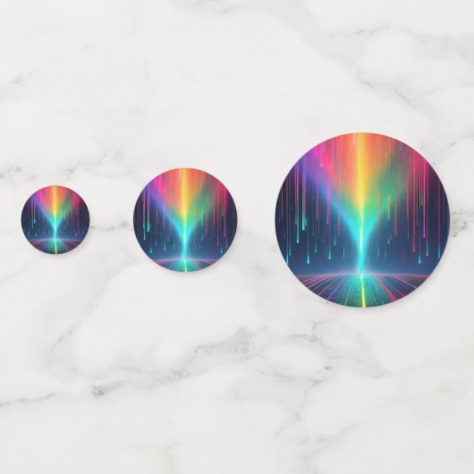 Rainbow Drip Trip Confetti (Achterkanten)