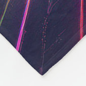 Rainbow Drip Trip Fleece Deken (Hoek)