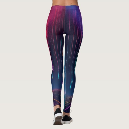 Rainbow Drip Trip Leggings (Achterkant)