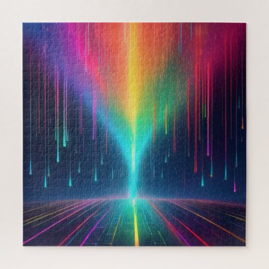 Rainbow Drip Trip Legpuzzel (Verticaal)