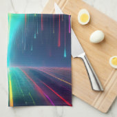 Rainbow Drip Trip Theedoek (Quarter Fold)